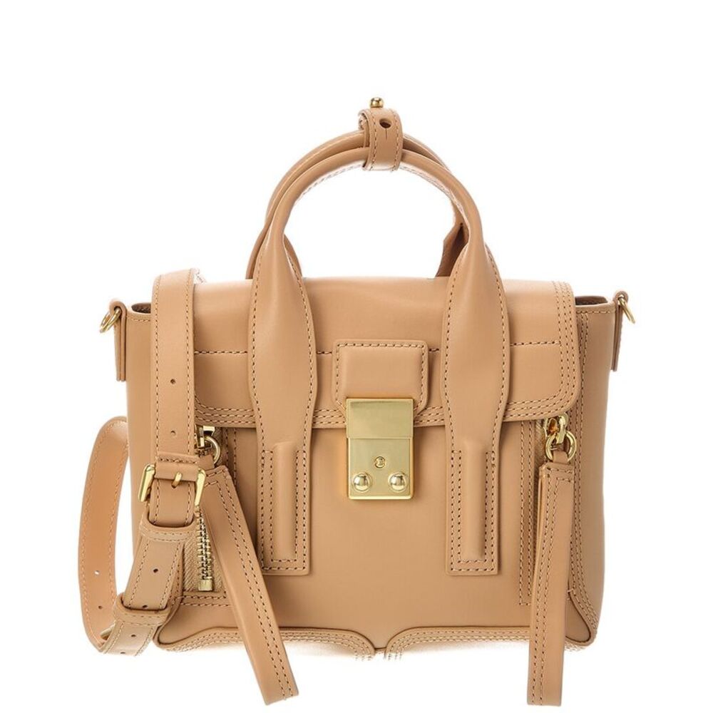 3.1 Phillip Lim Pashli Leather Mini Satchel, Brown
